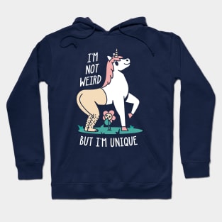 Half Human Half Unicorn (Dark Version) Hoodie